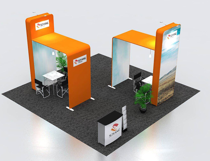 aluminum pipe exhibition stand