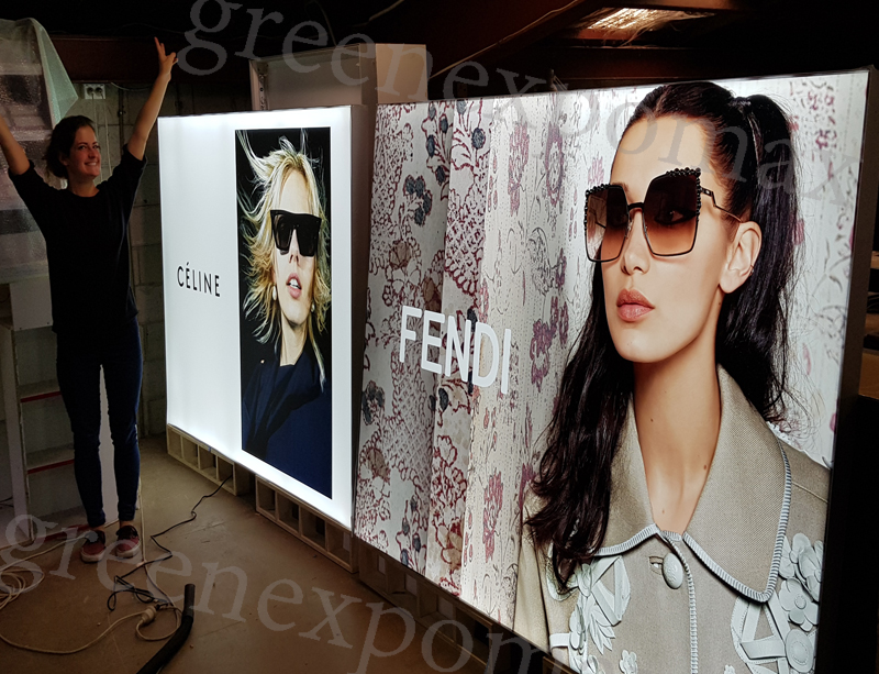 FREESTANDING FABRIC LIGHT BOX WITH HIGH QUALITY