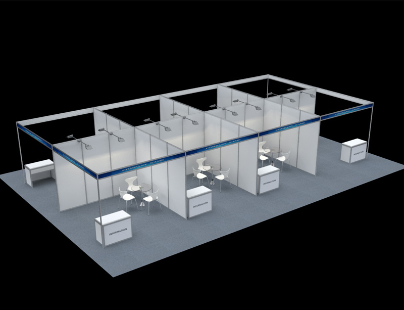 3x3m exhibition standard booth