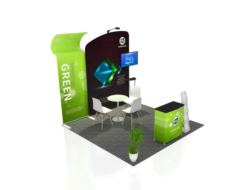 3x3m portable display stand-GE003