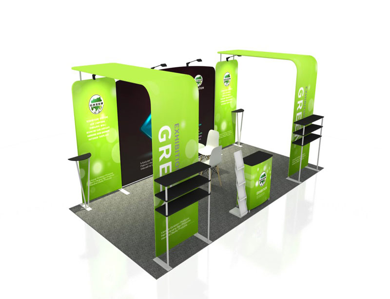 Modular 10x20ft/ 3x6m portable booth GR001