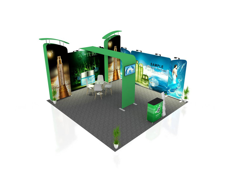 20x20ft luxury style booth GI003