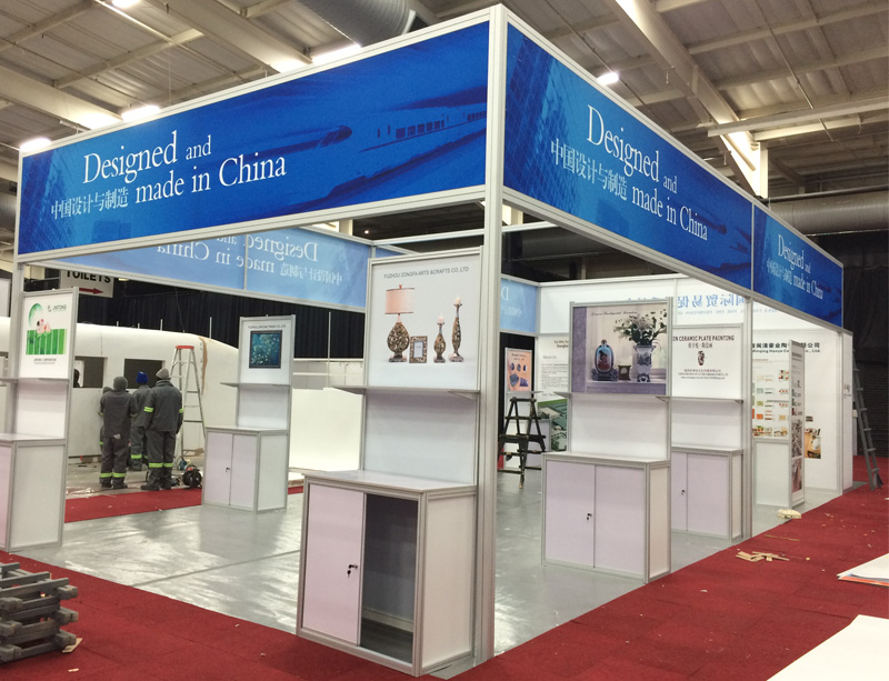 square extrusion special booth for event