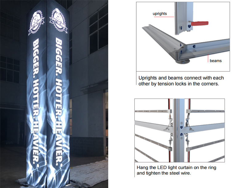 SEG super Columns light box