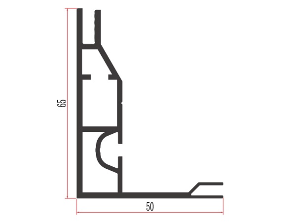 FS65 65mm single side profile 