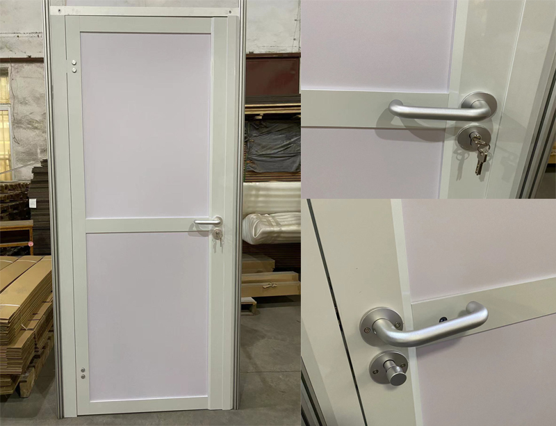 Standard aluminum frame door 