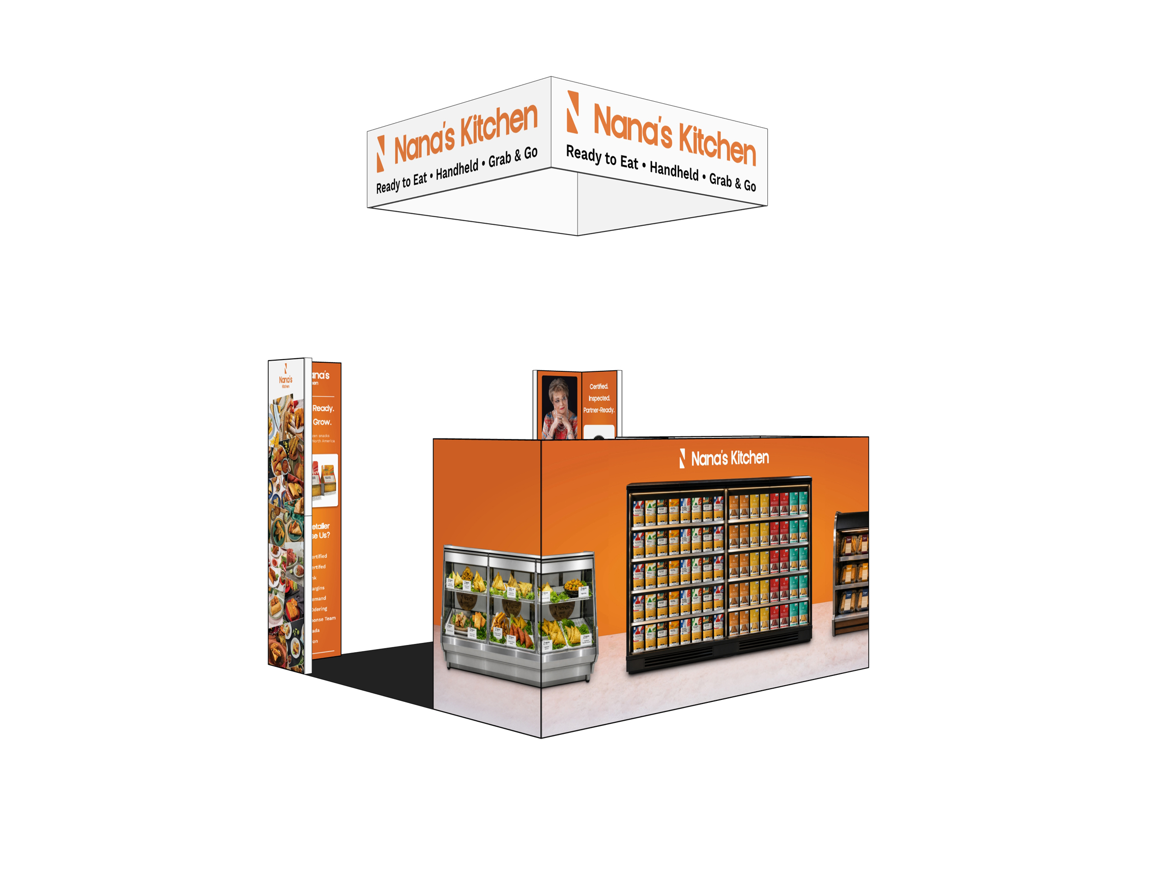 6x6m SEG light box Food show booth