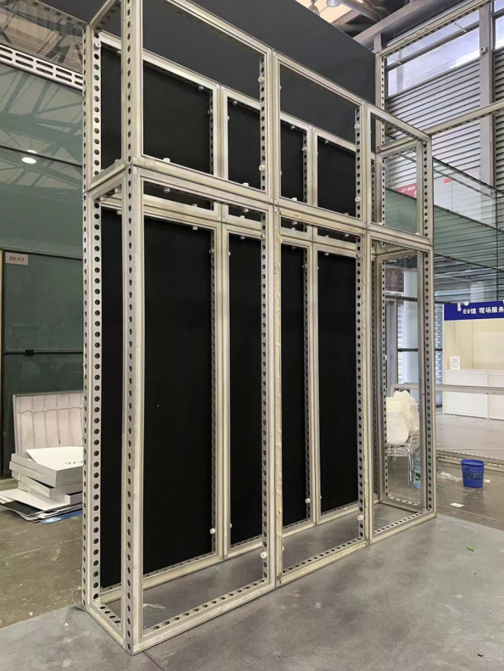 62mm Toolless modular easy frame for booth