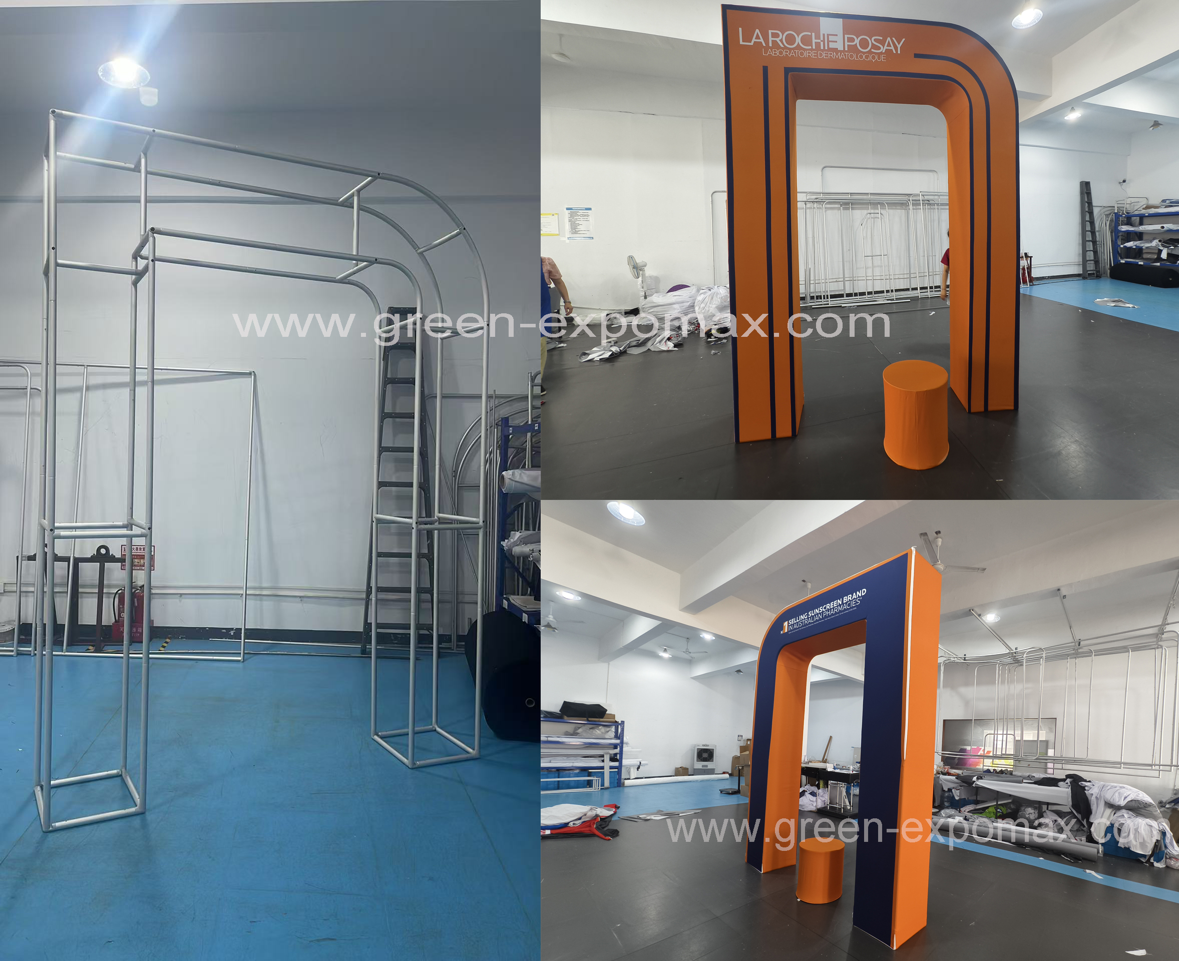 Arch customize banner stand